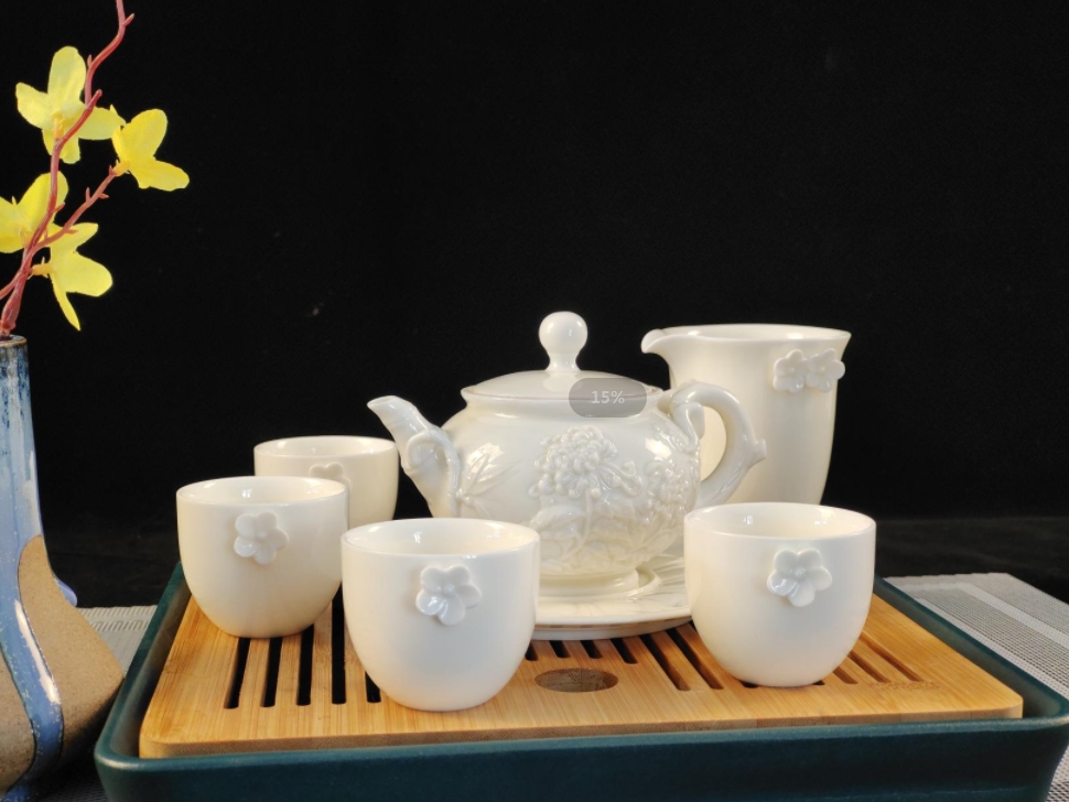 中秋送禮怎么選？來看看定瓷茶具套裝吧(圖2)